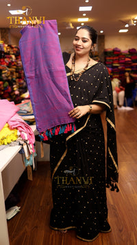 Mulberry Cotton Saree