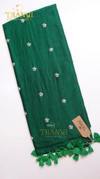 Mulberry Embriodery Saree