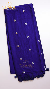 Mulberry Embriodery Saree