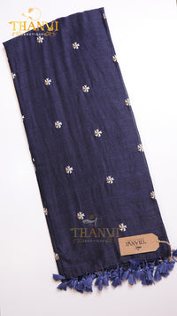 Mulberry Embriodery Saree