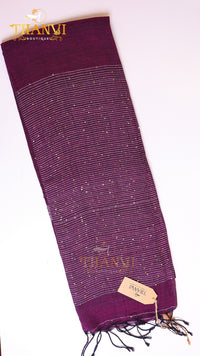 Mushroom Linen Saree