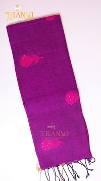 Mushroom Linen Saree