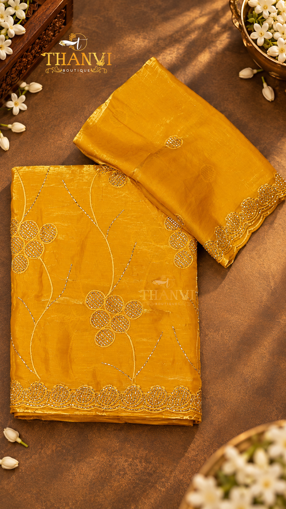 Premium Satin Saree