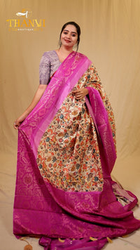 Mysore Kalamkari Saree
