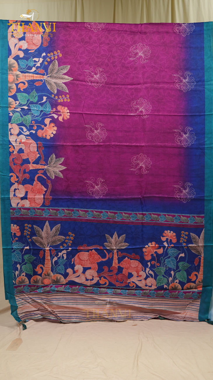 Mysore Velvet Khantha Saree