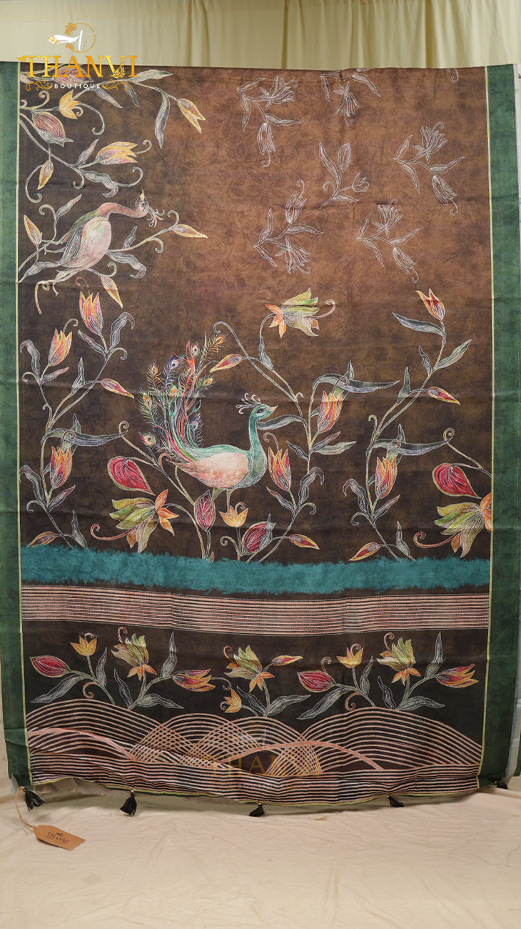 Mysore Velvet Khantha Saree