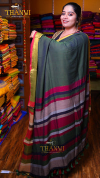Pallu Stripes Mulberry