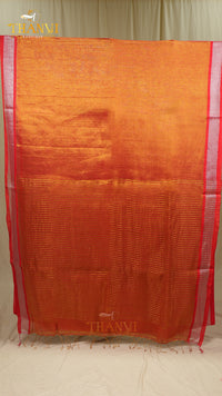 Pallu Stripe Tissue Linen Border