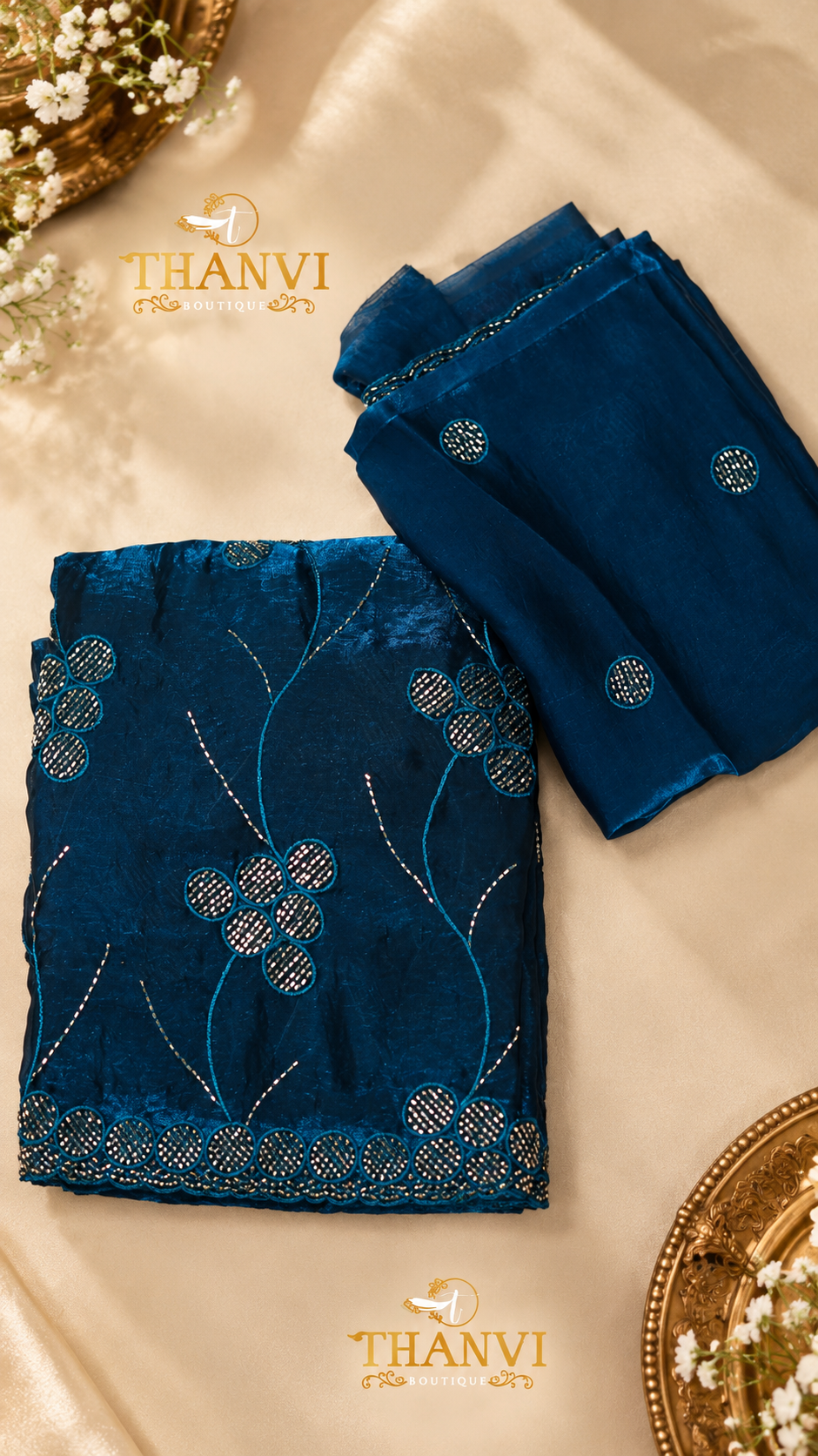 Premium Satin Saree