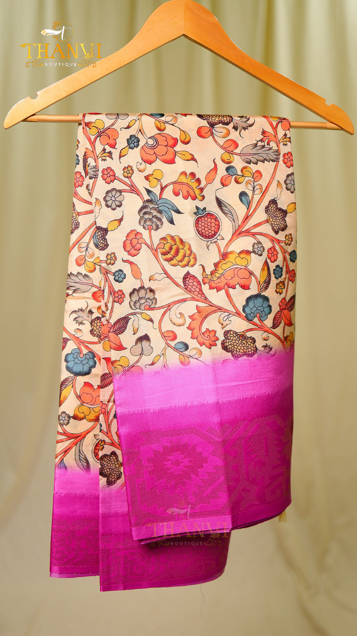 Mysore Kalamkari Saree