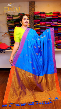 Pineapple Mulberry Cotton Saree
