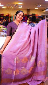 Pineapple Matka Tissue Saree