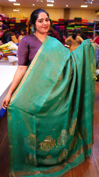 Pineapple Matka Tissue Saree