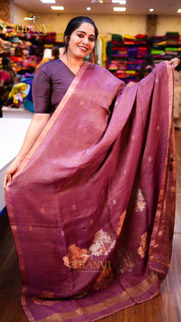 Pineapple Matka Tissue Saree