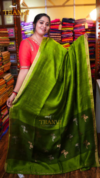 Pineapple matka silk Saree