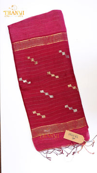 Pineapple matka silk Saree