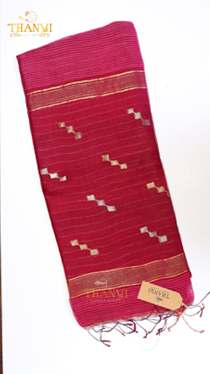 Pineapple matka silk Saree