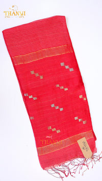 Pineapple matka silk Saree