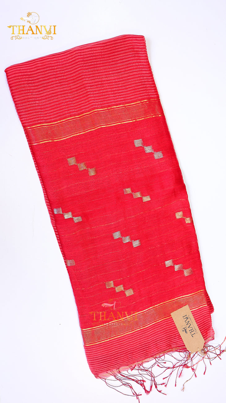 Pineapple matka silk Saree