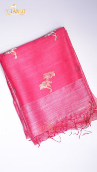 Pineapple matka silk Saree