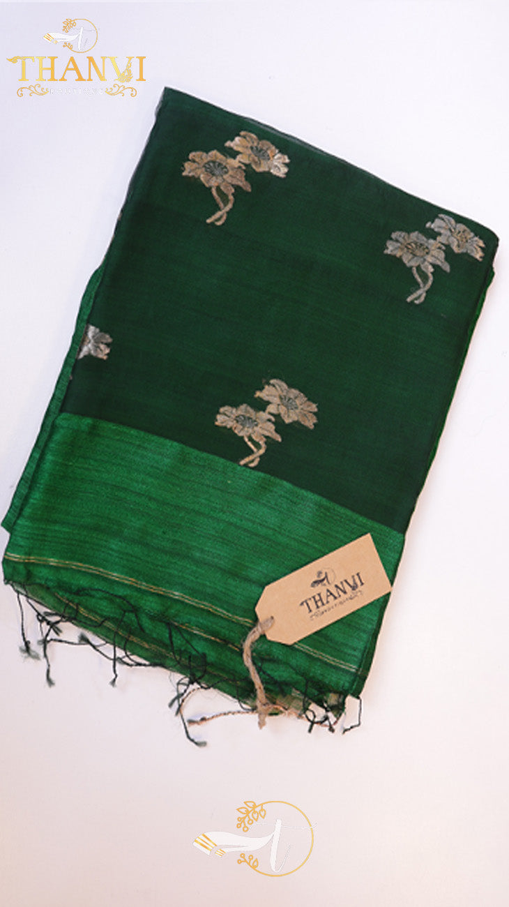 Pineapple matka silk Saree