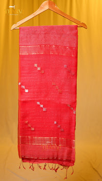 Pineapple matka silk Saree