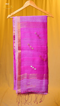 Pineapple matka silk Saree