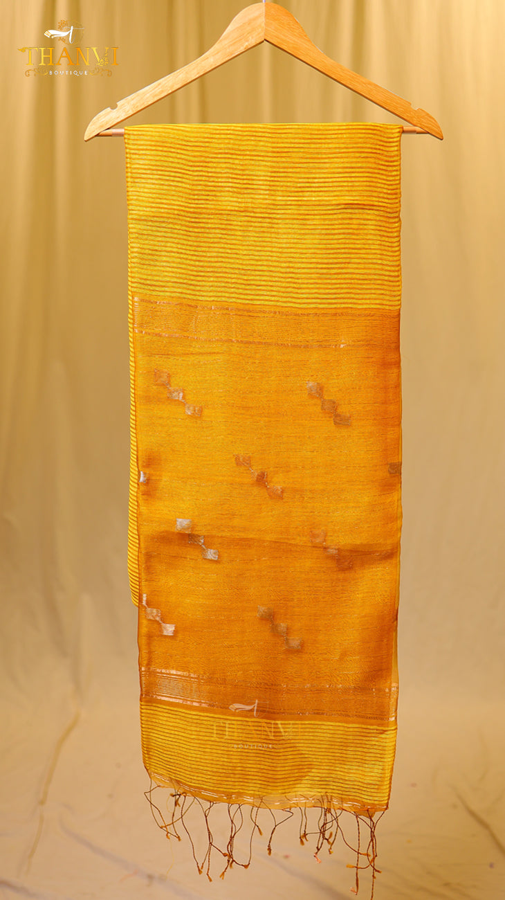 Pineapple matka silk Saree