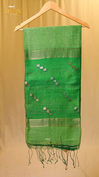 Pineapple matka silk Saree