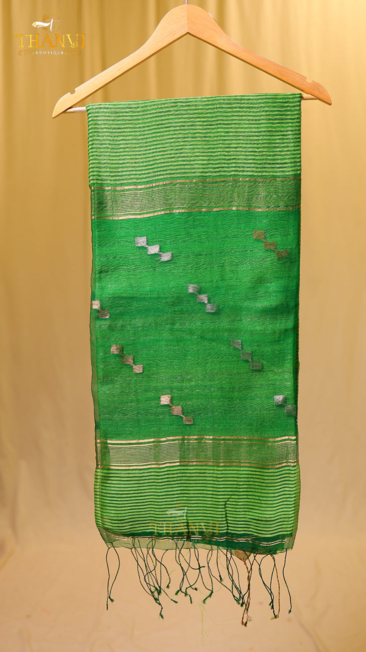 Pineapple matka silk Saree