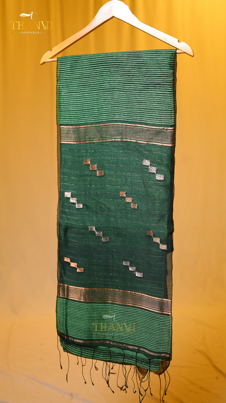 Pineapple matka silk Saree