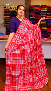 Popstick Checks Saree
