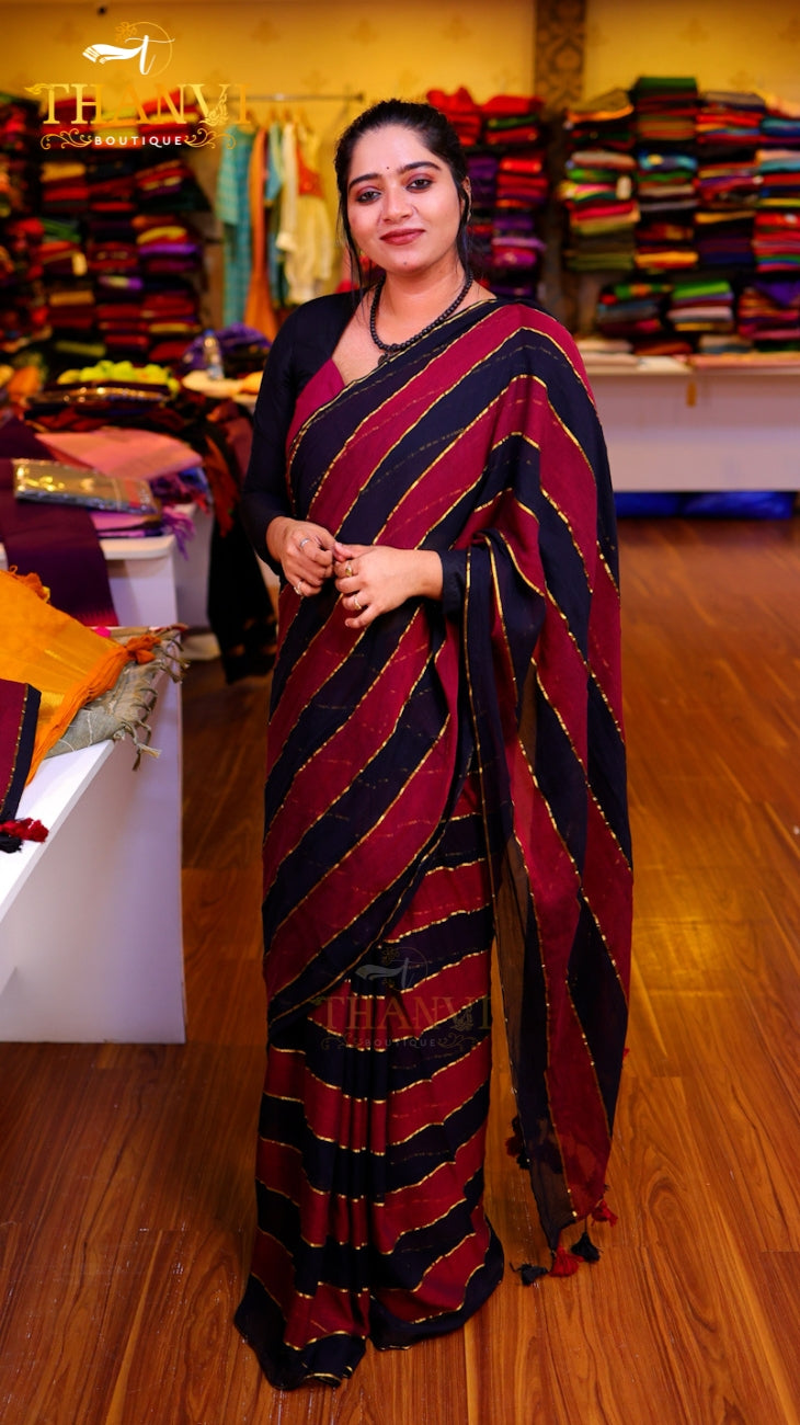 Popstick Stripes Saree