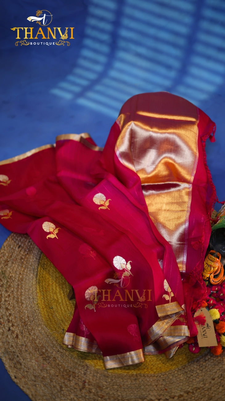 Pure Banarasi Raw Silk