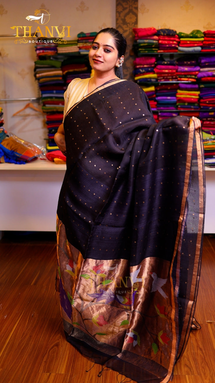 Pure Sequence Matka Silk Saree