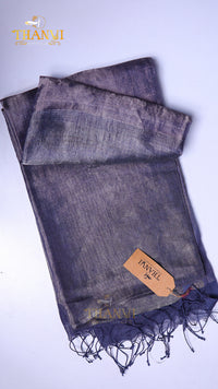 Pure Metallic Tissue Linen Sarees