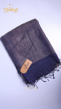 Pure Metallic Tissue Linen Sarees