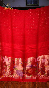 Pure Sequence Matka Silk Saree