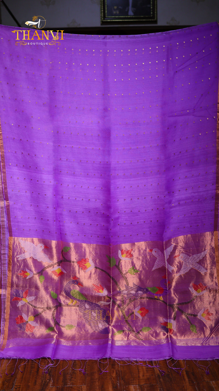 Pure Sequence Matka Silk Saree