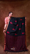 Mushroom Linen Saree
