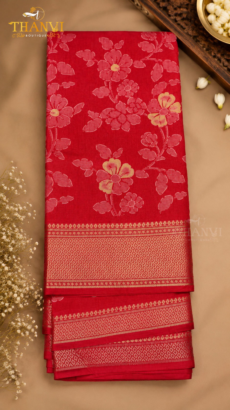 Swiss cotton saree
