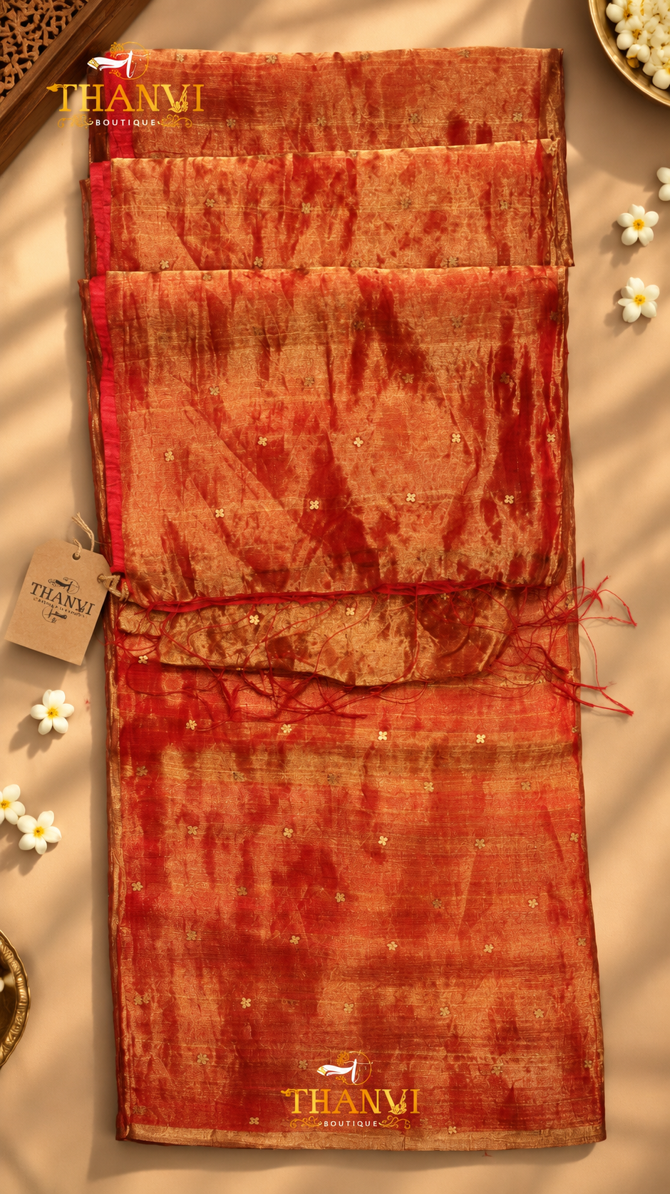 Metallic Matka Organza