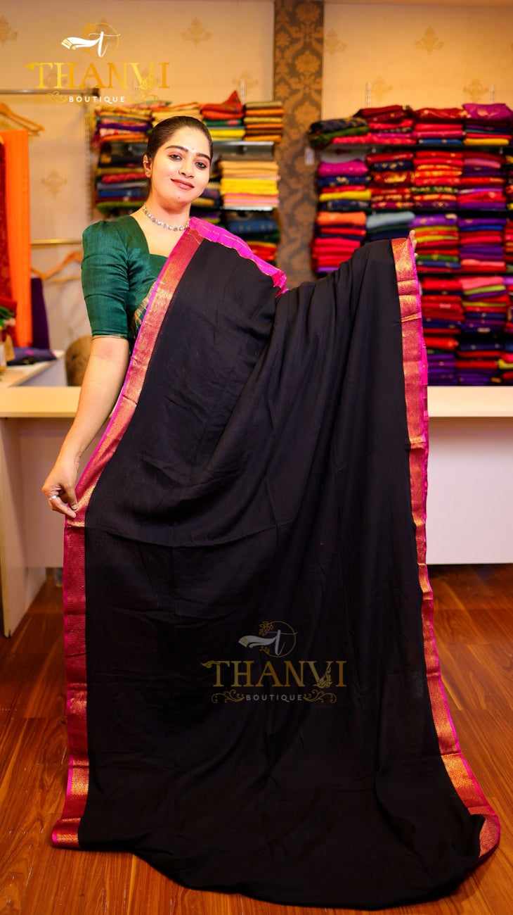 Pallu Stripes Mulberry