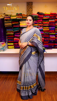 String Border Saree