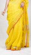 Plain Linen Saree