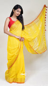 Plain Linen Saree