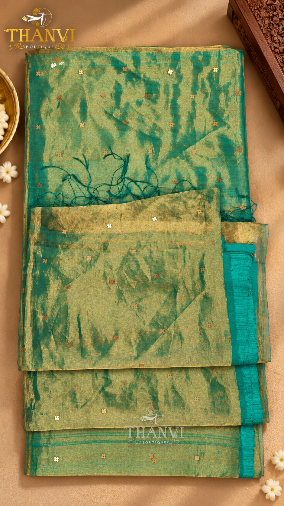 Metallic Matka Organza