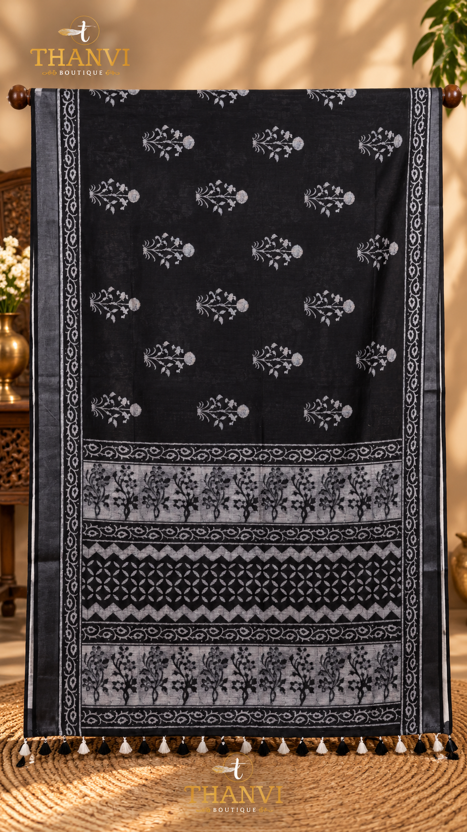 Maheshwari Cotton Saree
