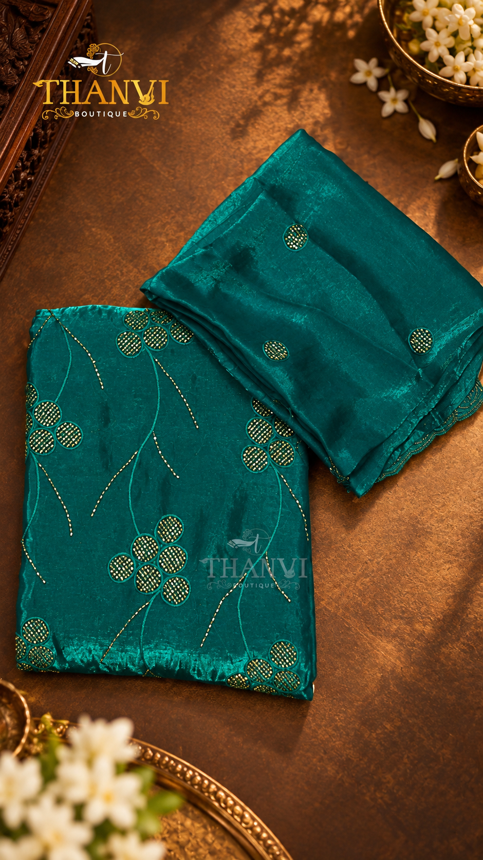 Premium Satin Saree