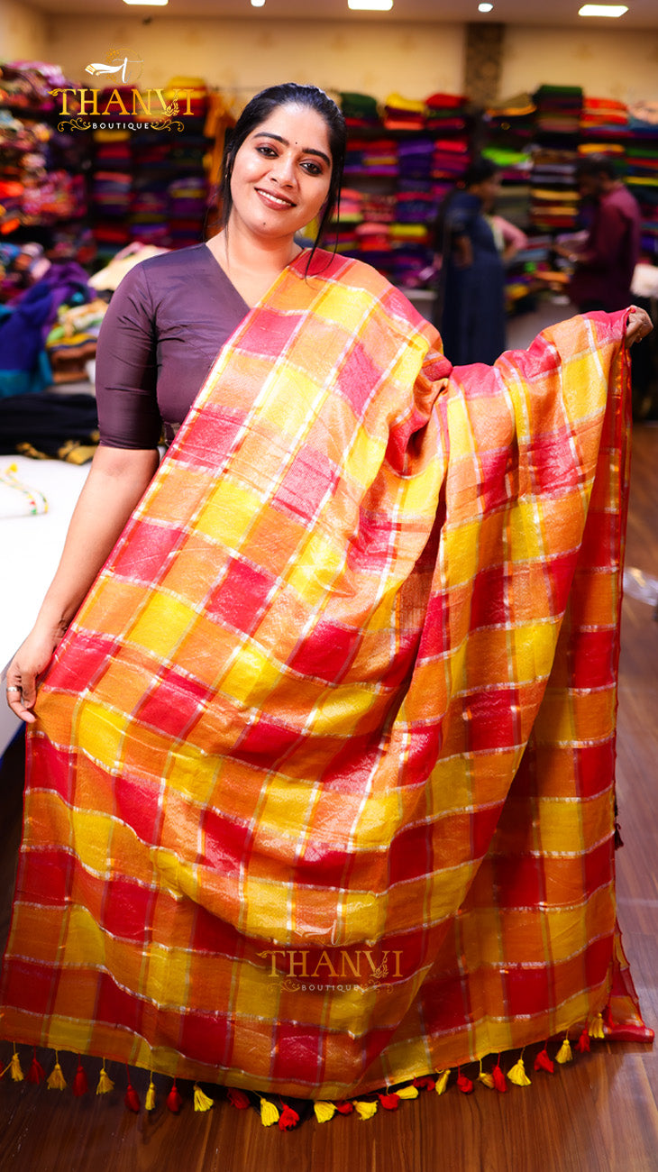 Tissue Cotton Checks